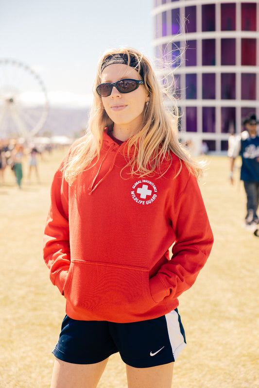 Wildlife Guard Hoodie Red