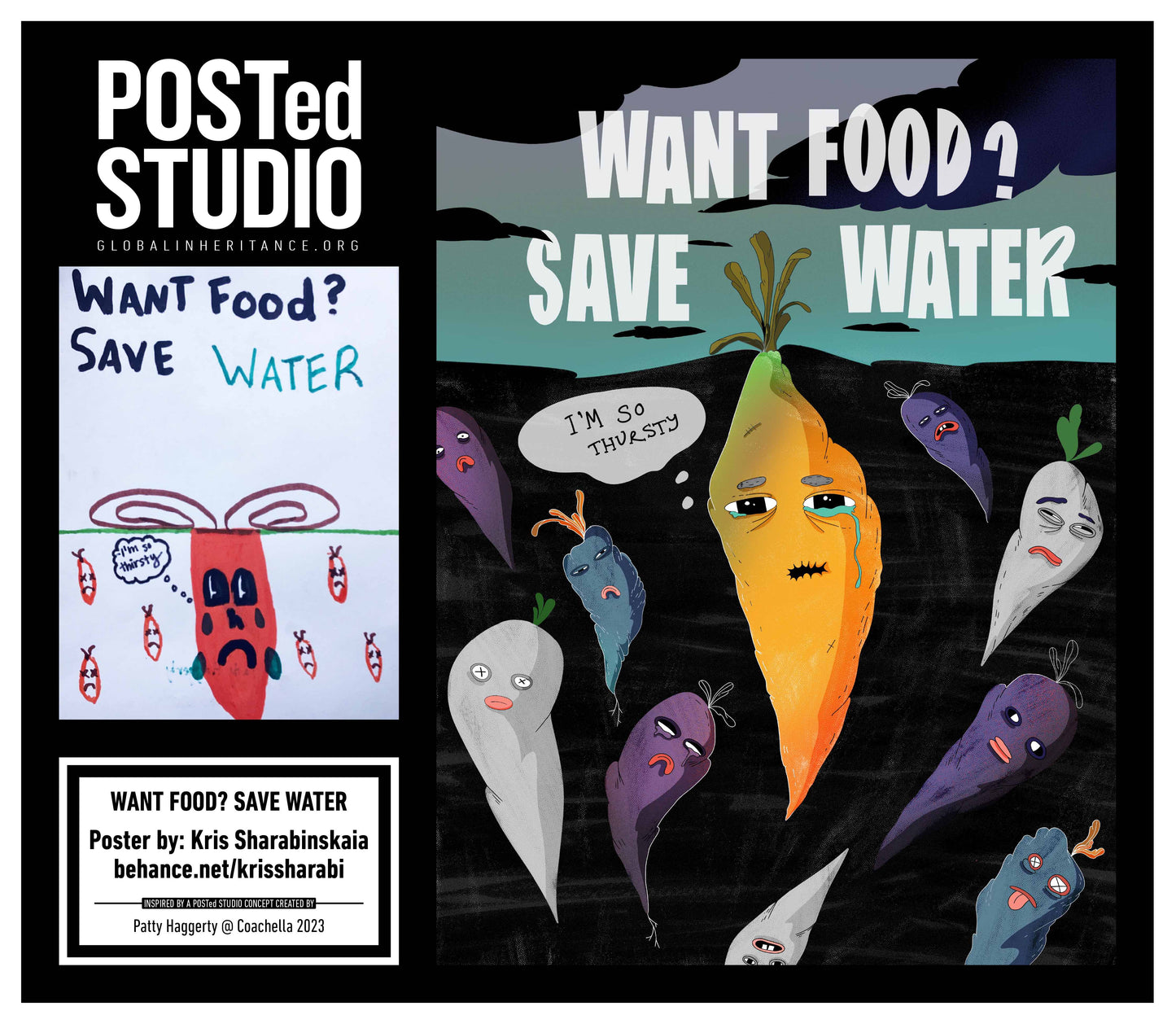 Want Food? Save Water
