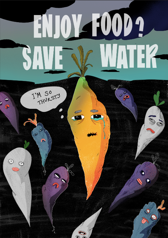 Want Food? Save Water